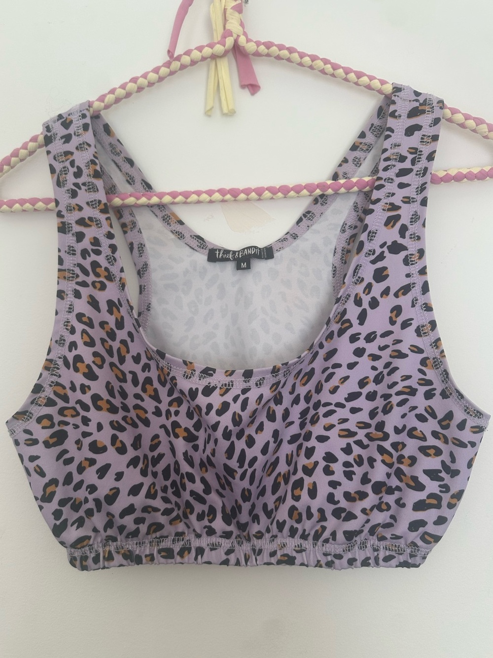 Lavender Leopard Sports Bra